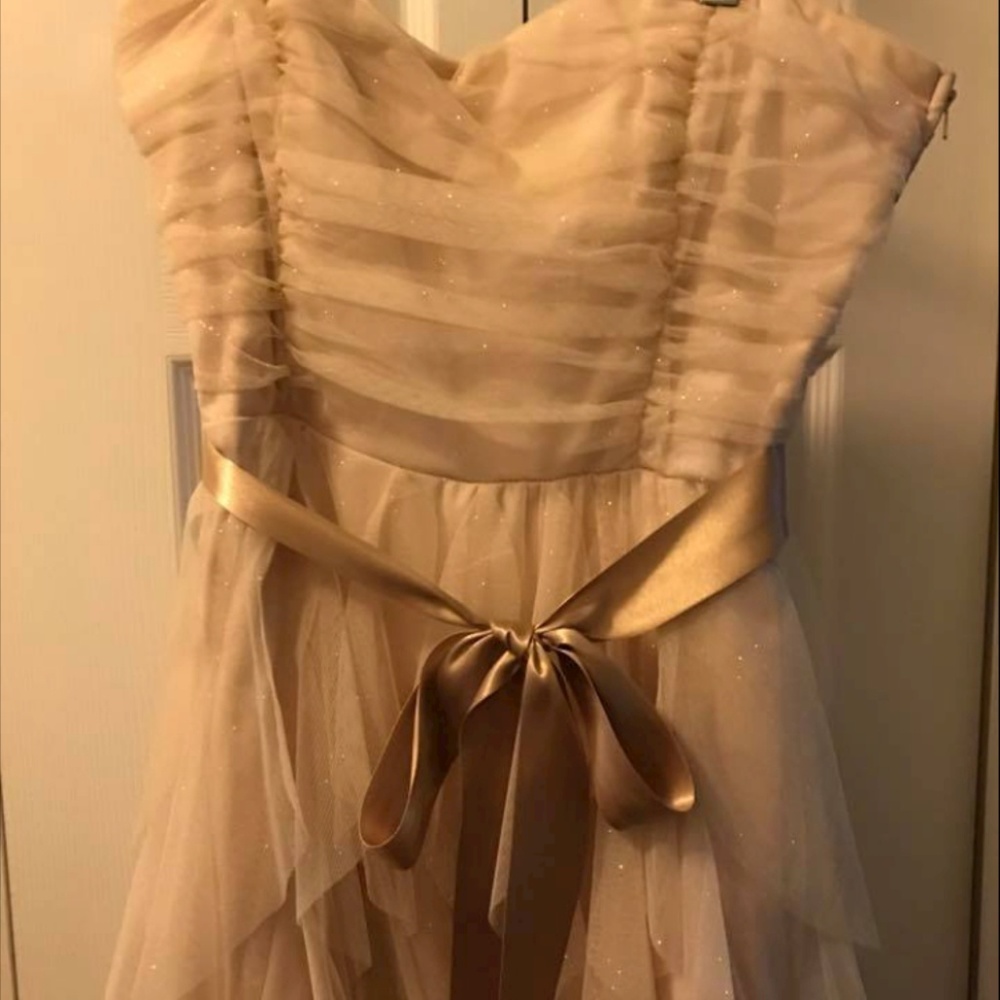 Gold Formal/Prom Dress